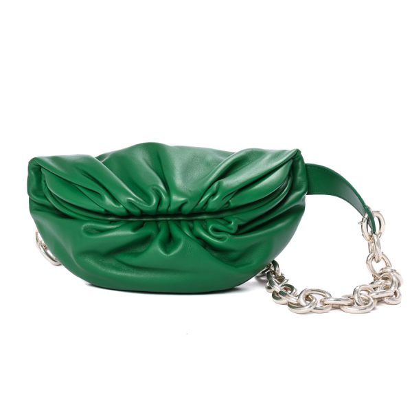 6107388 1 Bottega Veneta Chain Waist Bag Body Bag Green