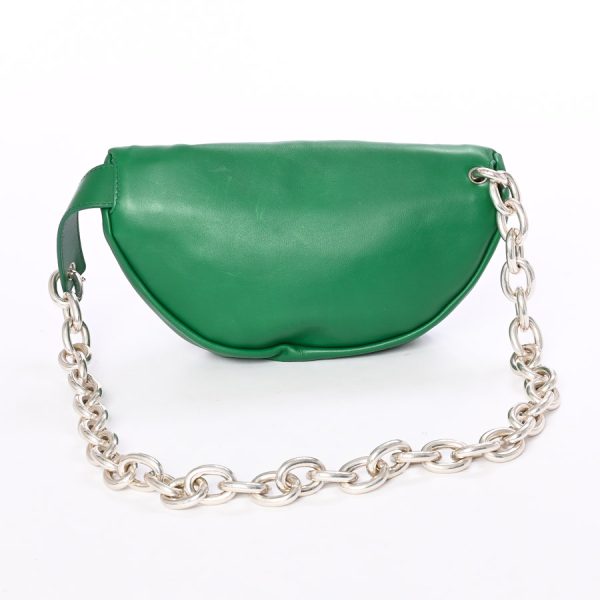 6107388 3 Bottega Veneta Chain Waist Bag Body Bag Green