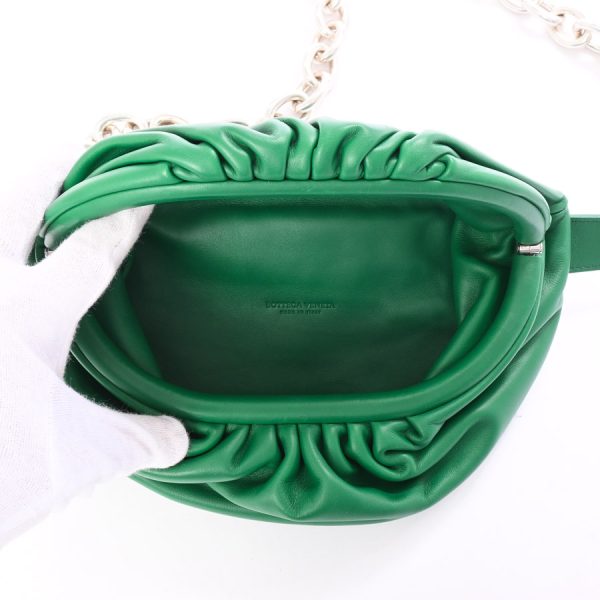 6107388 4 Bottega Veneta Chain Waist Bag Body Bag Green