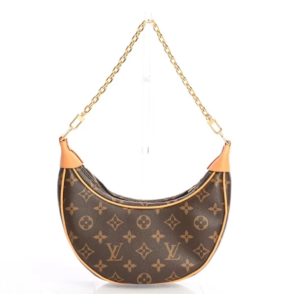 6107604 3 Louis Vuitton Loop Shoulder Bag M81098 Brown