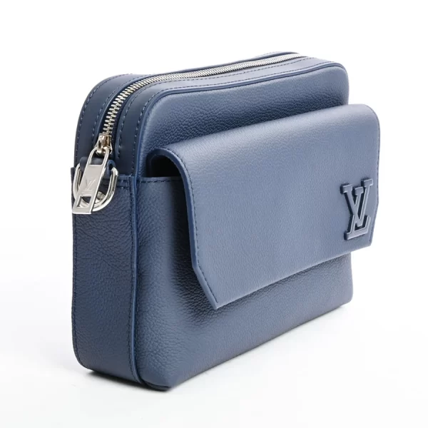 6107753 2 Louis Vuitton Fastline Messenger Shoulder Bag M22611 Blue