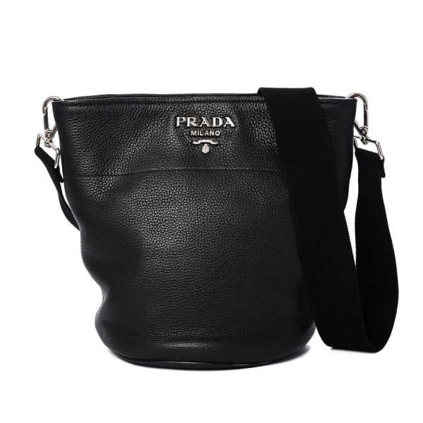 6108485 1 Prada Bucket Shoulder Bag Nero