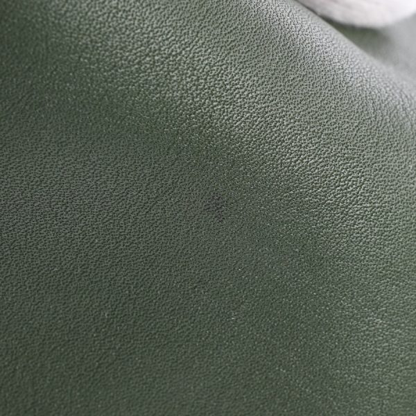 6108614 8 1 Loewe Flamenco Clutch Large Shoulder Bag Green