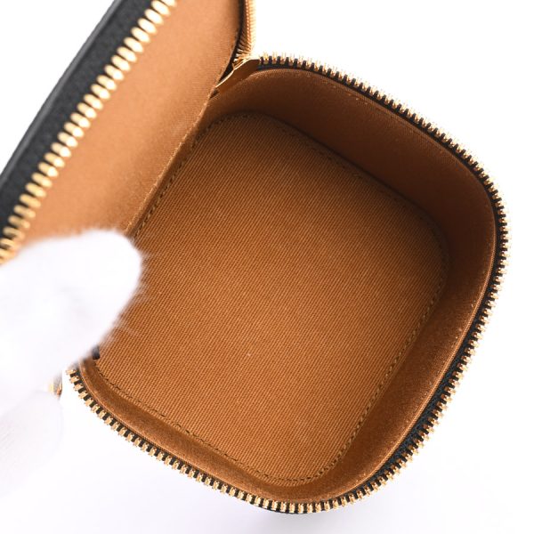 6110214 4 Celine Mini Vanity Case Shoulder Bag Tan