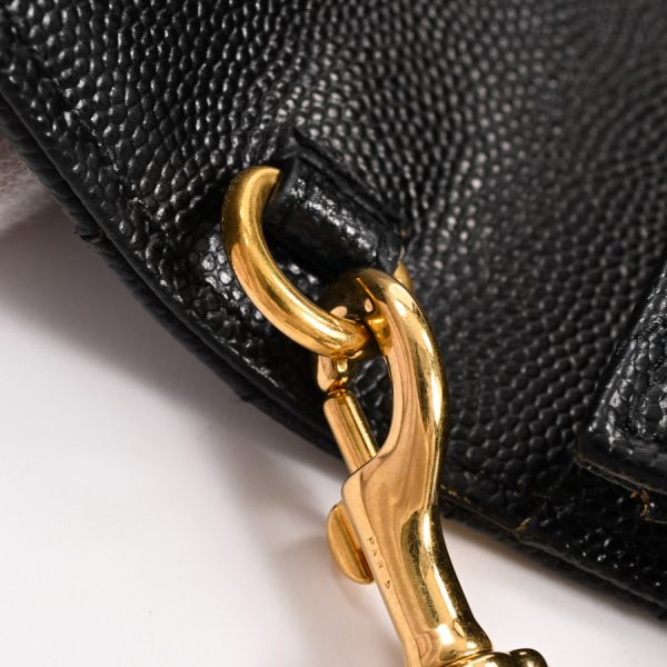 6110268 10 Saint Laurent Clutch Bag Black Handbag