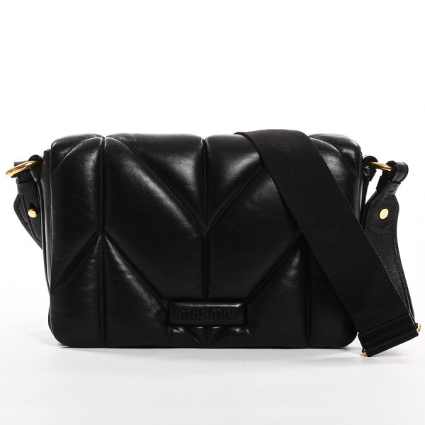 6110322 1 Miu Miu Shoulder Bag Black Handbag