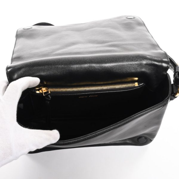 6110322 4 Miu Miu Shoulder Bag Black Handbag