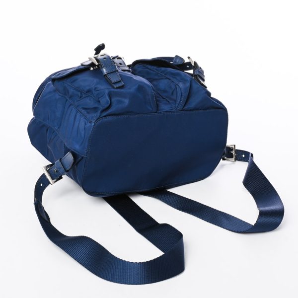 6110344 5 Prada Backpack Blue Testuto
