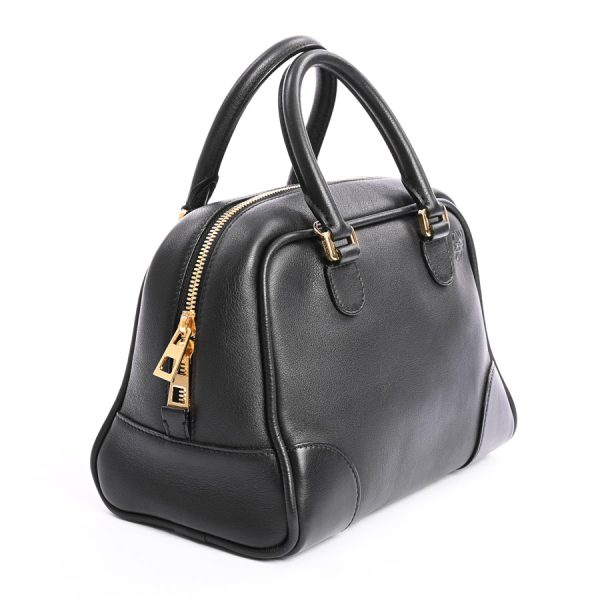 6111353 2 Loewe Amazona 19 Handbag Black Calf