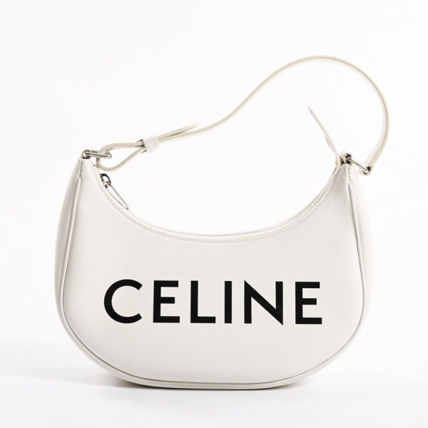 6111416 1 Celine Ava Shoulder Bag White Calf