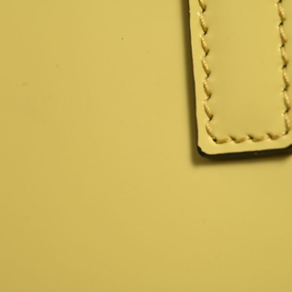 6111504 8 Prada 2way Handbag Yellow Calf