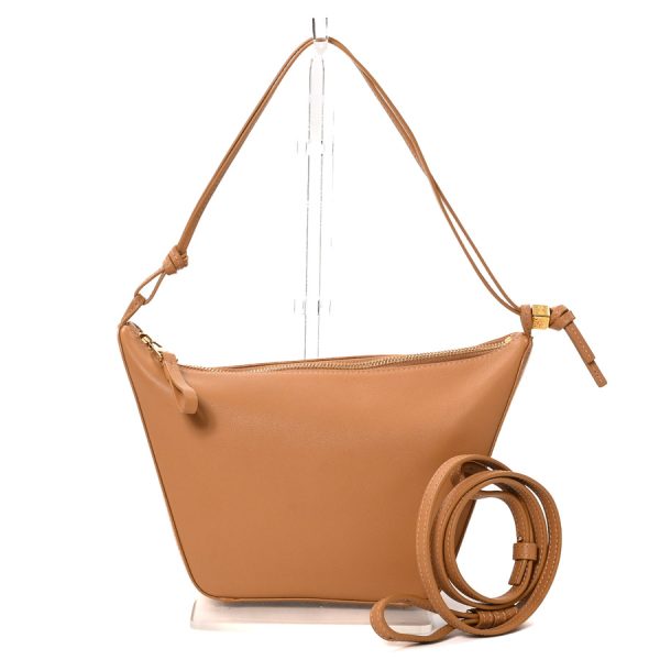 6112239 1 Loewe Hammock Hobo Bag Mini Handbag Light Brown