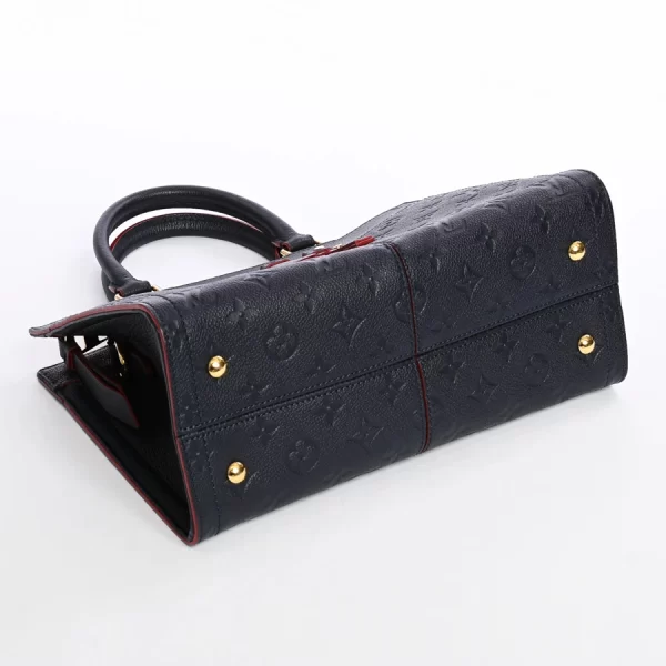 6112245 5 Louis Vuitton Three PM Handbag M54195 Marine Rouge