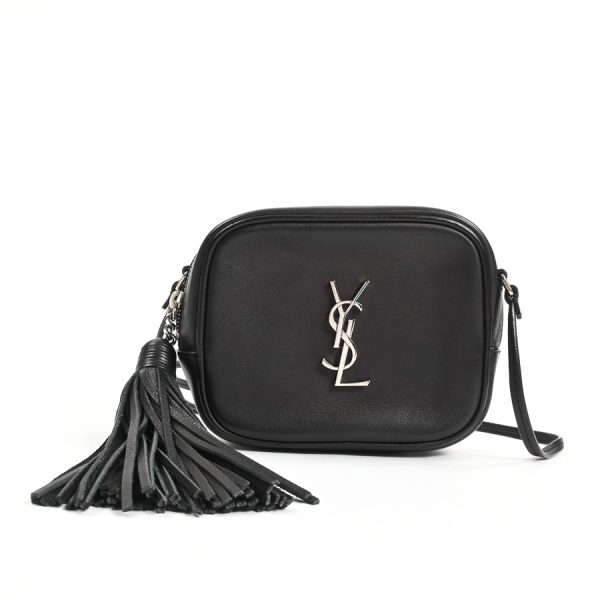 6113877 1 Saint Laurent Pochette Shoulder Bag Black