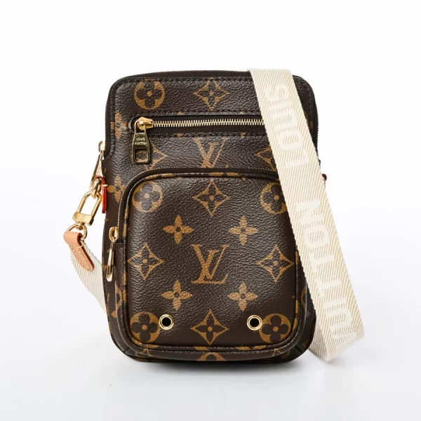 6114023 1 Louis Vuitton Utility Crossbody Shoulder Bag M80746 Brown