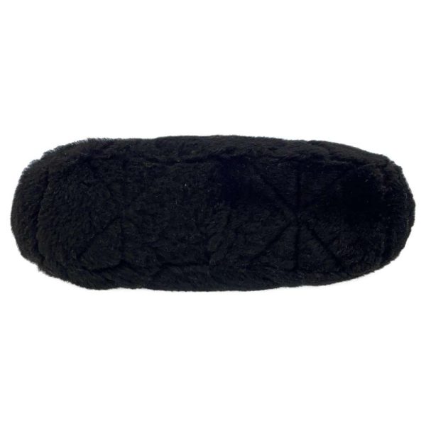 8998118 04 Prada Shoulder Bag Quilted Sheepskin Black Crossbody