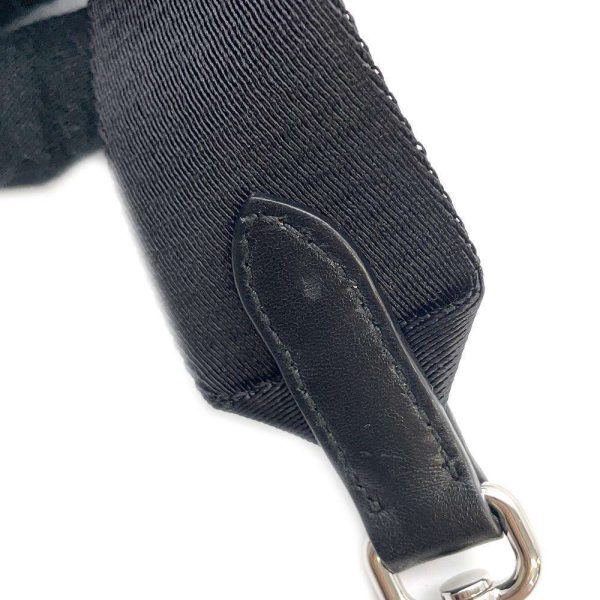 8998118 10 Prada Shoulder Bag Quilted Sheepskin Black Crossbody