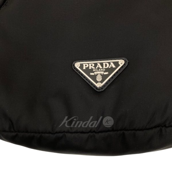 9 Prada Black Re Nylon Leather Shoulder Strap Backpack