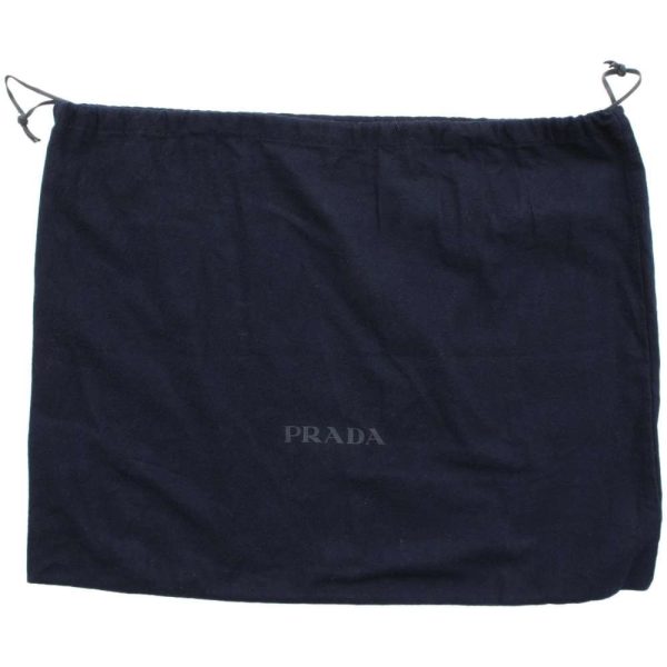 9107304 12 Prada Nappa Antique Tote Bag Leather Black