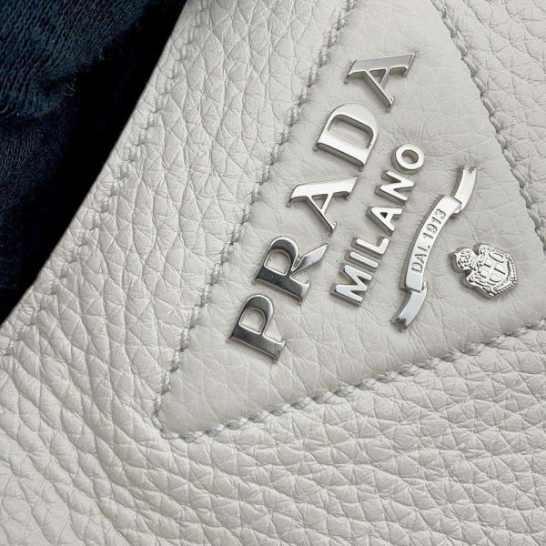 9163775 07 Prada Shoulder Bag Mini Leather White Crossbody Bag