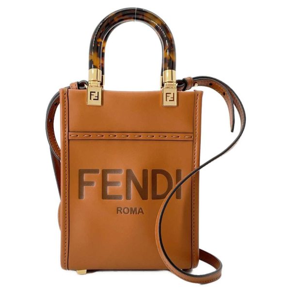 9414921 01 Fendi Handbag Sunshine Shopper Brown