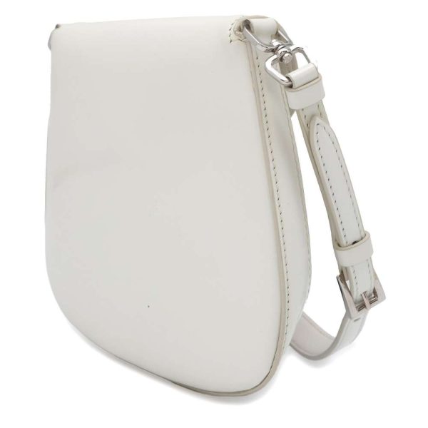 9427068 02 Prada Cleo Handbag Leather White 2way Shoulder Bag Mini Bag Crossbody