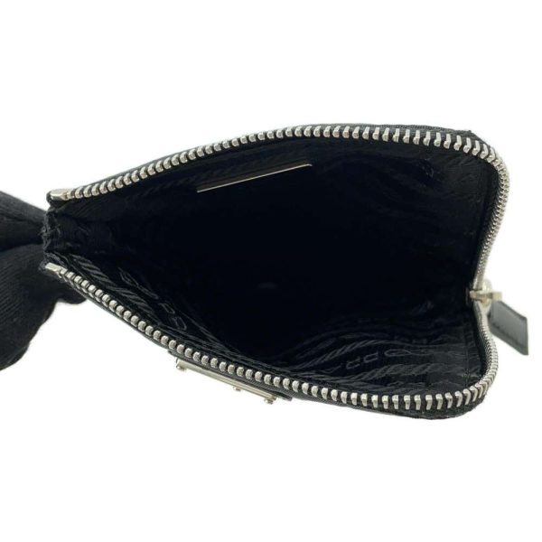 9463783 05 Prada Nylon Shoulder Pouch Black