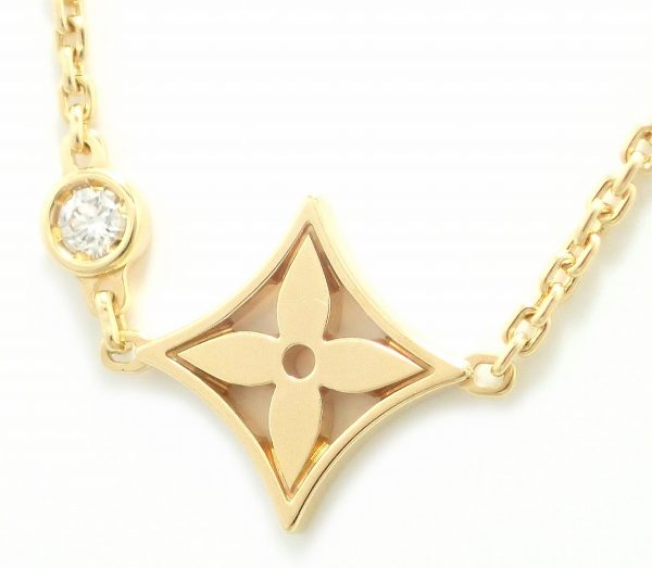 Jewelry LOUISVUITTON Pandantif Monogram Ideal Necklace P Louis Vuitton Diamond Necklace Pendant Gold