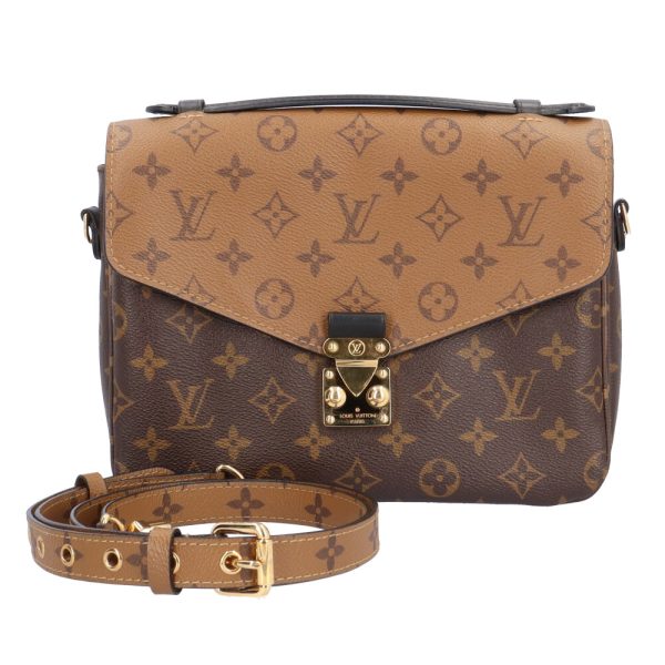 brb10010000011983 1 Louis Vuitton Pochette Metis MM Shoulder Bag Monogram Reverse Brown