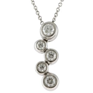 brj03800927 1 Tiffany Co Necklace Pt950 Platinum Diamond