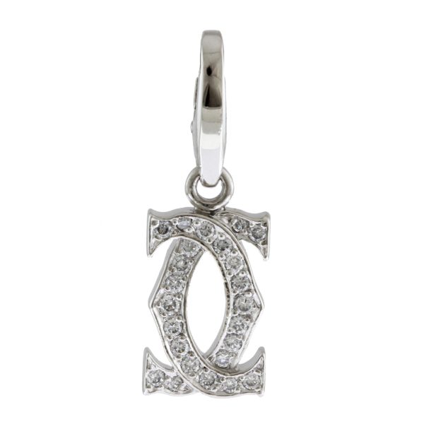 brj10000000119251 1 Cartier 2C Diamond Pendant Top 18k Diamond