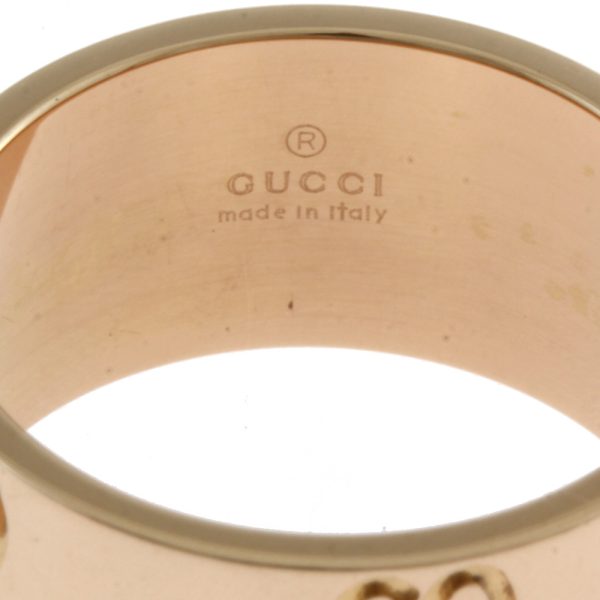 brj10000000120936 7 Gucci Icon Wide Ring No 95 18k K18 Pink Gold