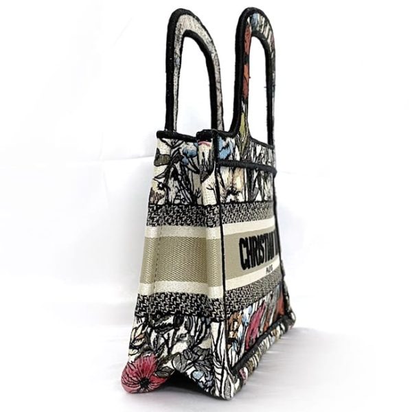 f 20030 2 Christian Dior Tote Bag Jacquard Canvas Multicolor Millefleur