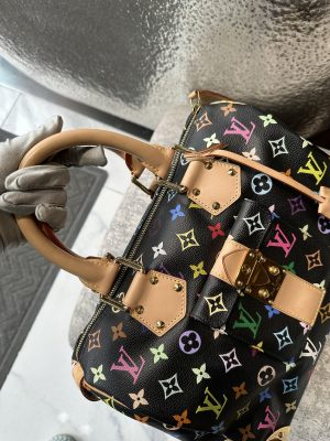 img 7976 Louis Vuitton Monogram Viva cite MM Shoulder Bag Brown