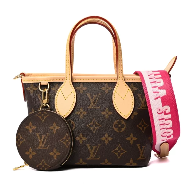 nm46786 1 Louis Vuitton Neverfull BB Tote Bag M46786 Brown