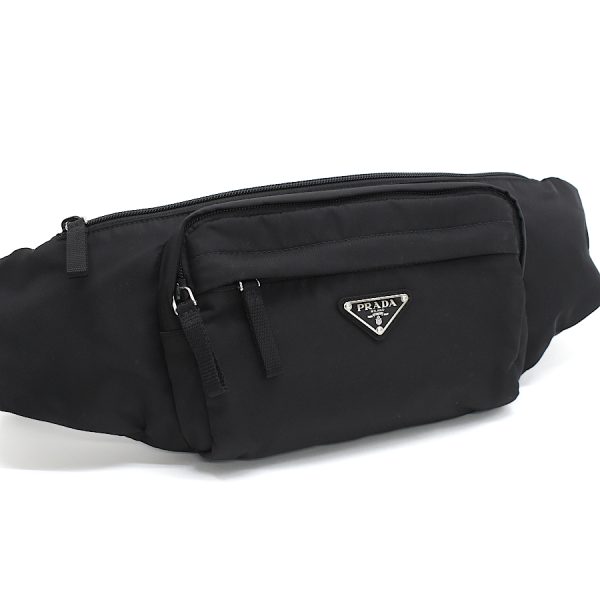 1 Prada Body Bag Belt Bag Tesuto Nylon Nero Black