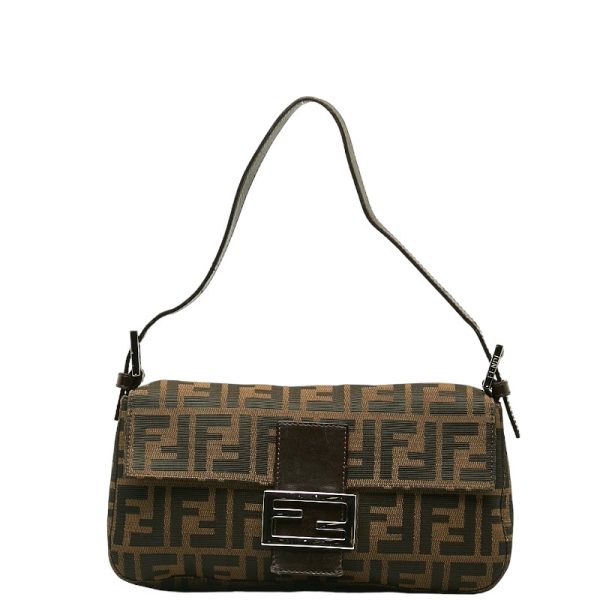 1 Fendi Zucca Mamma Bucket Shoulder Bag Brown