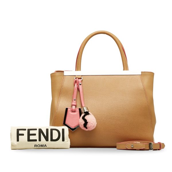 1 Fendi Petit Toujours Handbag Shoulder Bag BeigePink