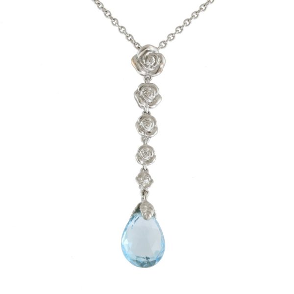 1 Carrera Y Carrera Necklace Carrera 18k Blue Topaz