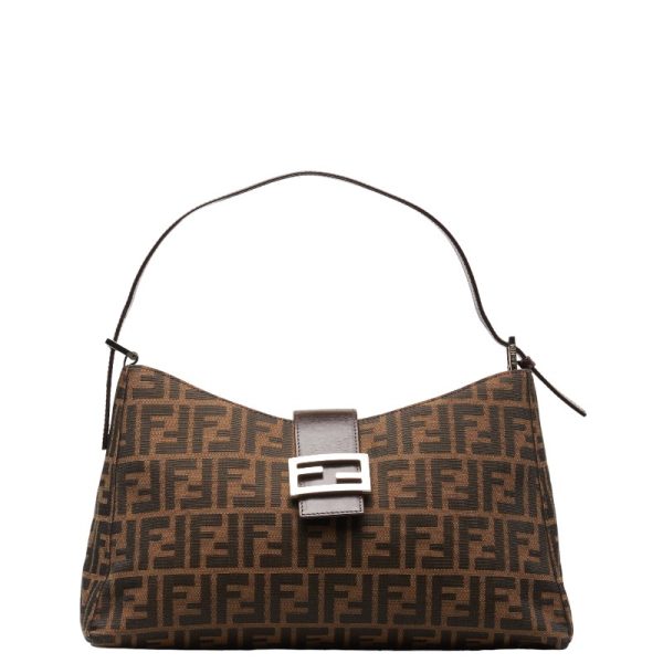 1 Fendi Zucca Shoulder Bag Handbag Brown