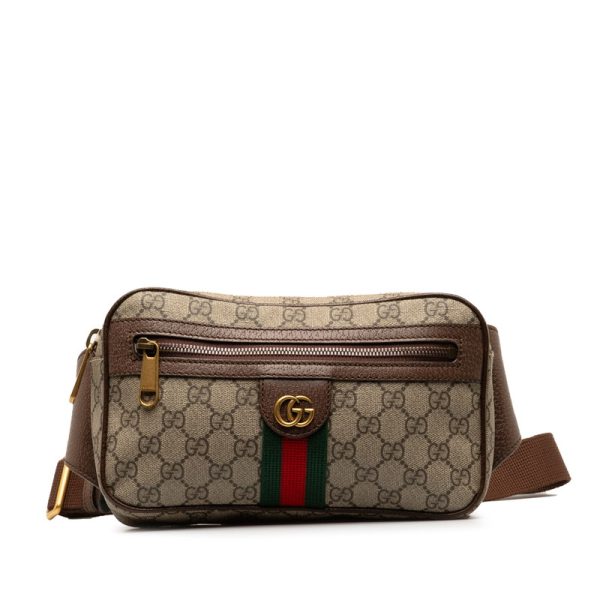 1 Gucci GG Body Bag Waist Bag Shoulder Bag Beige Brown