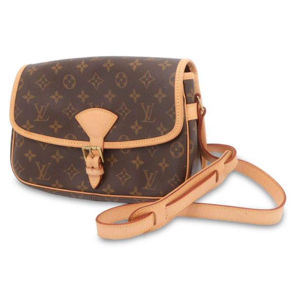 1 Louis Vuitton Shoulder Bag Monogram Sologne Brown