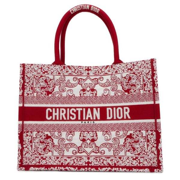 1 Christian Dior Tote Bag Book Medium White