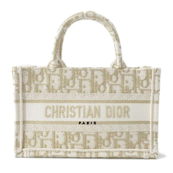 1 Dior Handbag Book Tote Mini 2way White