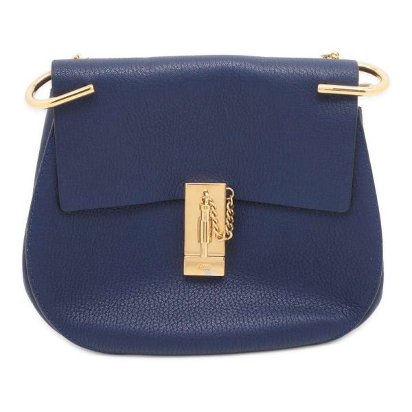 1 Chloe Chain Shoulder Bag Drew Chloe Bag Navy