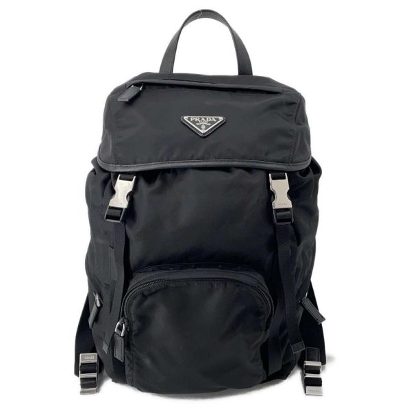 1 Prada Backpack Re Nylon Nylon Black