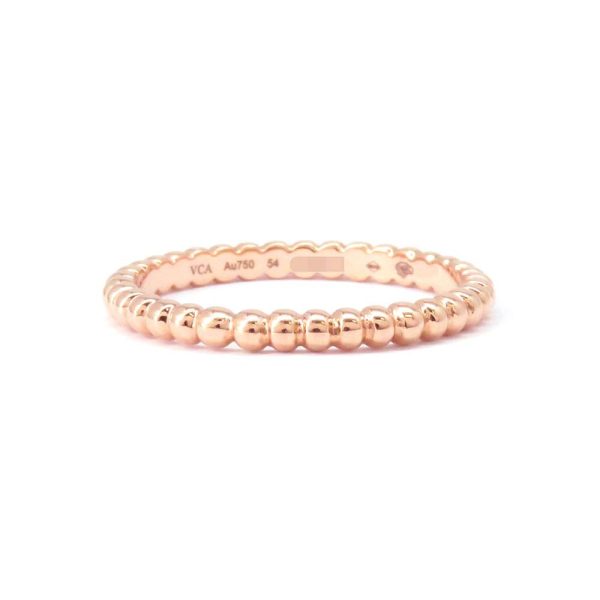 1 Van Cleef Arpels Ring Perlée Gold Pearl Small K18PG Pink