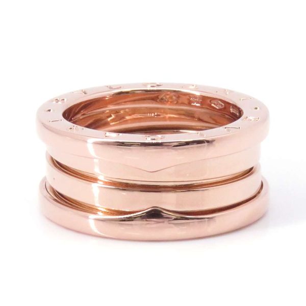 1 Bvlgari Ring B zero1 2 Bands K18pg Pink Gold Ring