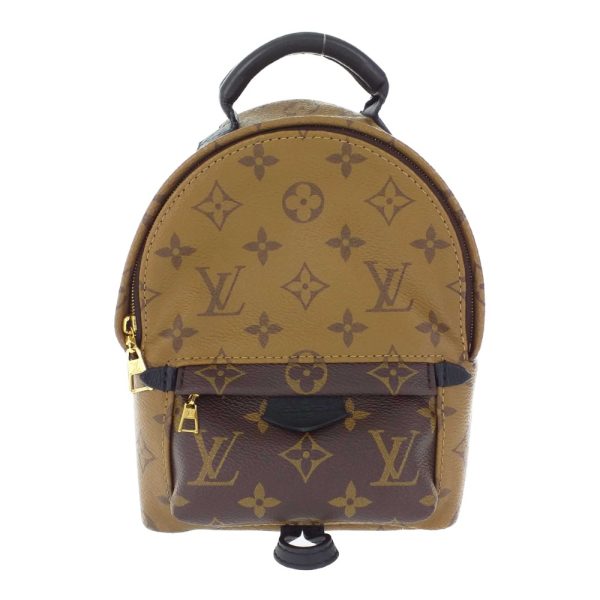 1 Louis Vuitton Reverse Palm Spruce Backpack Mini Rucksack Brown