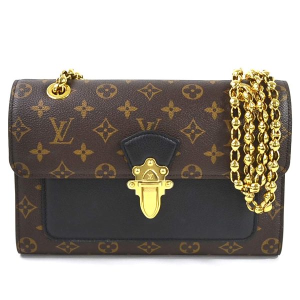 1 Louis Vuitton Shoulder Bag Chain Monogram Noir Black Brown